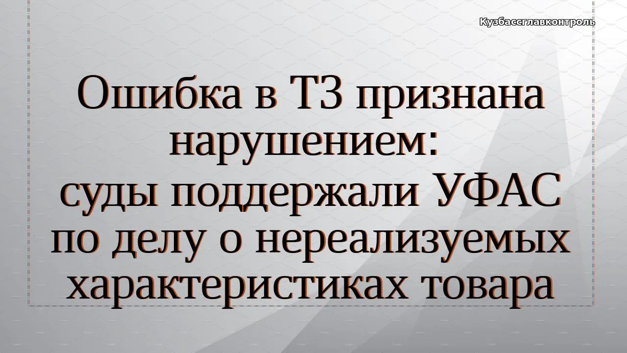 Организатора закупки привлекли к административной ответственности за установление в док...
