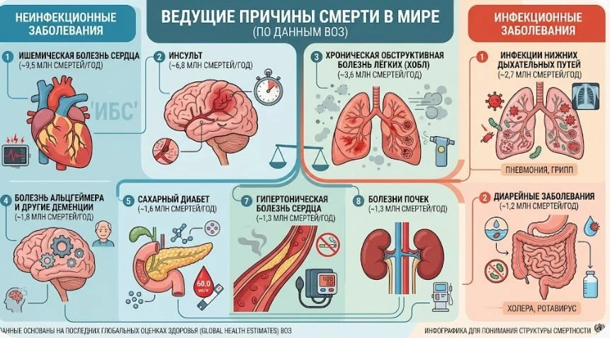 Новая карта глобального здоровья: победа над ВИЧ и тихая эпидемия депрессии