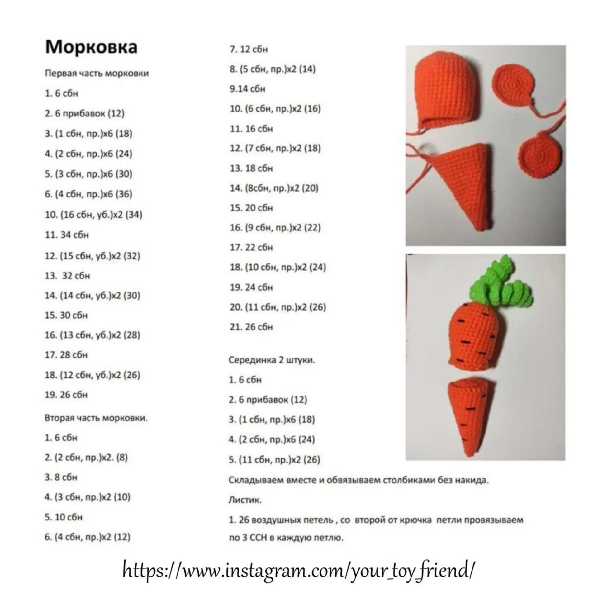 Еда на липучках Автор: your_toy_friend  • Вязание для детей •