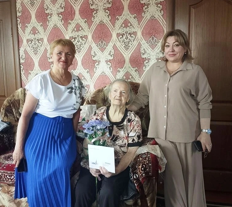 22 мая свой 95летний юбилей отметила ветеран труда, труженик тыла