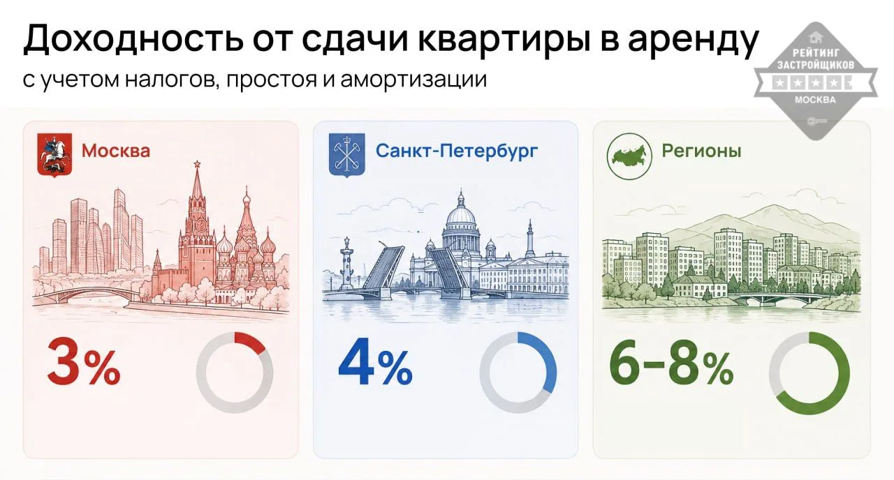 💸 Выгодно ли покупать квартиру под аренду в 2026 году?
