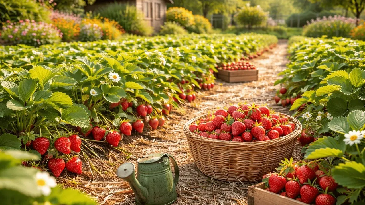 🍓 Клyбнику нужнo удобрять с весны и до конца лета.