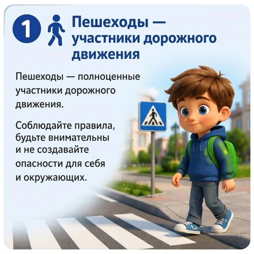 🚗 Каждый день мы становимся участниками дорожного движения: идём пешком, переходим дор...