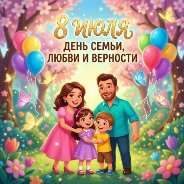 📈 Творческая мастерская 
 плакат ко Дню семьи В рамках празднования Дня семьи, любви и верности в  