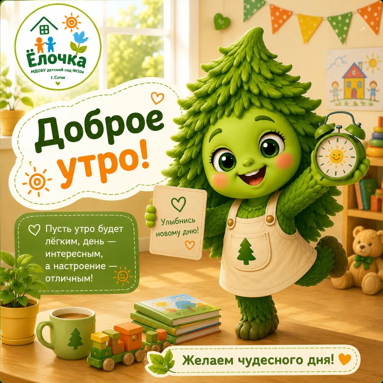"Доброе утро! 💚