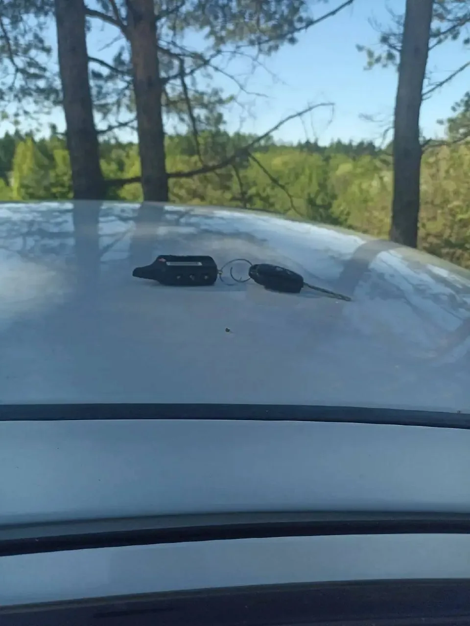 В районе ПМК обнаружили повреждённую Toyota Vitz: автомобиль был открыт, ключи — на крыше  Сегодня у