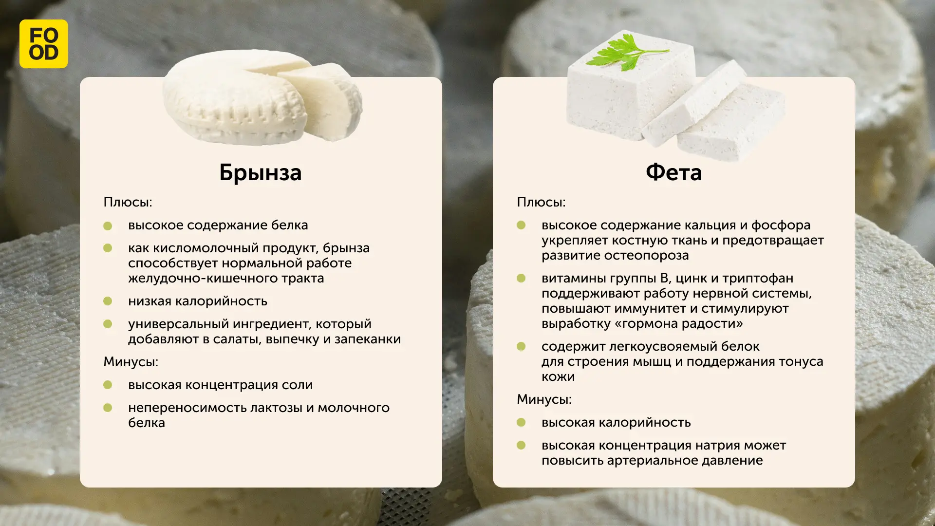 Брынза vs фета: они так похожи, но все-таки такие разные 🧀