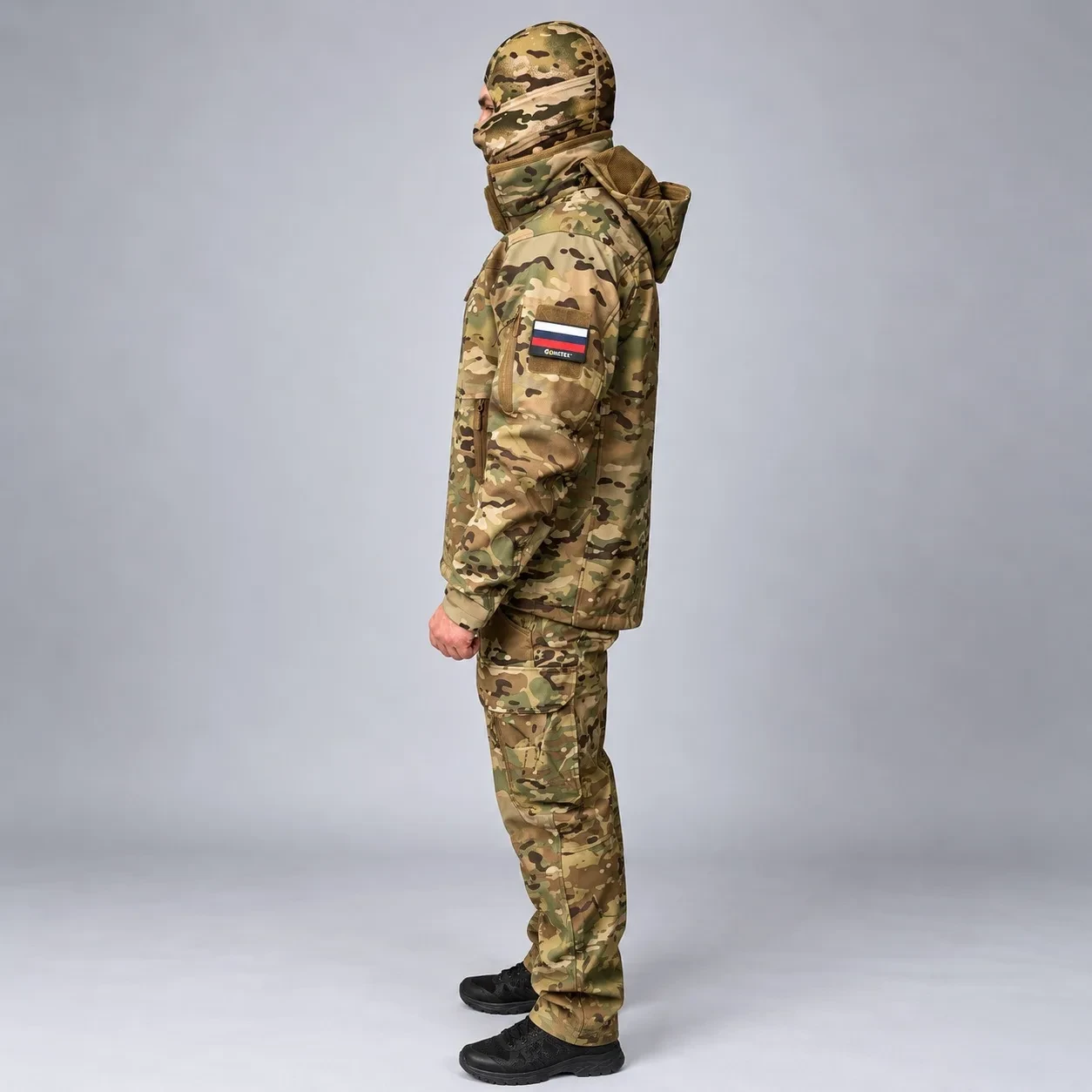 Костюм мужской тактический GONGTEX Bolo Softshell водостойкий, мультикам