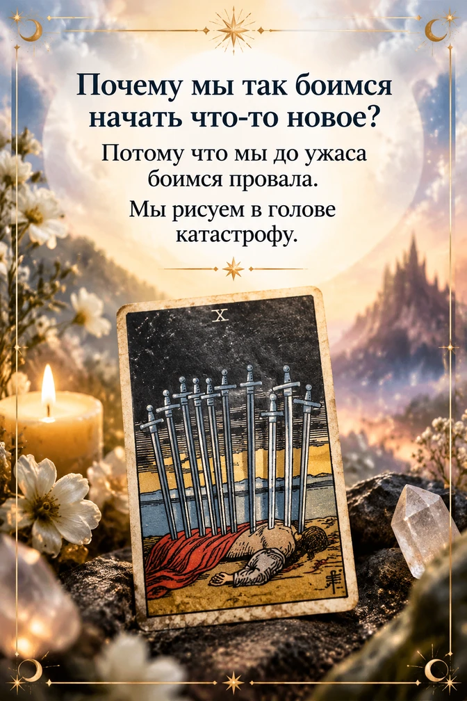 Почему мы так боимся начать что-то новое? Потому что мы до ужаса боимся провала. Мы рис...