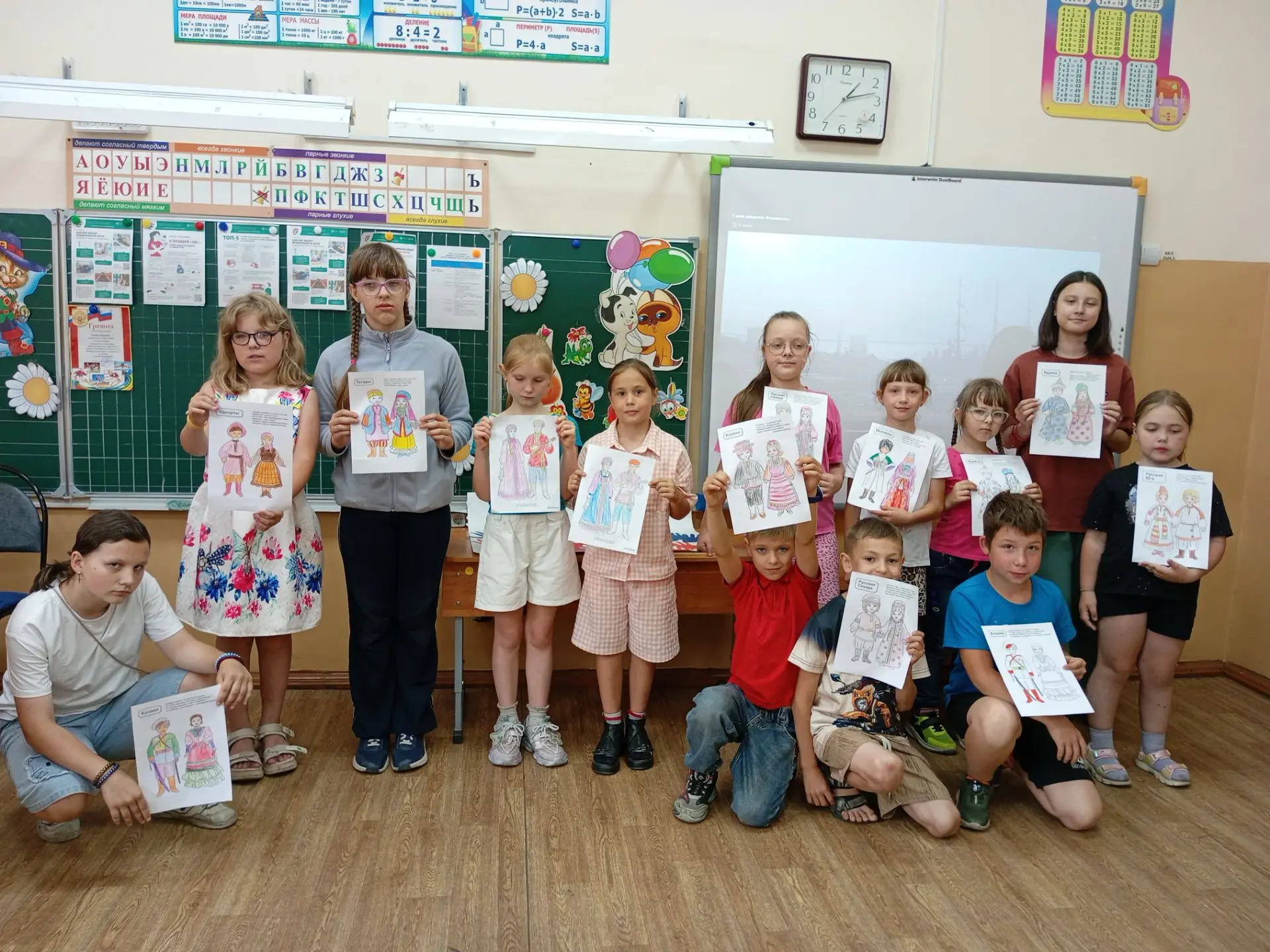 🎨🇷🇺 В лагере прошла выставка рисунков «Костюмы народов России»!

Ребята познакомились с культурны