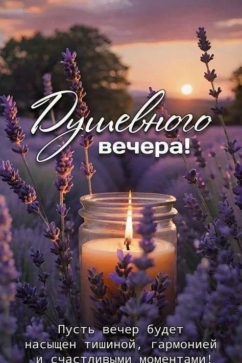 Хорошего душевного вечера! Гармонии и счастья вашему дому!