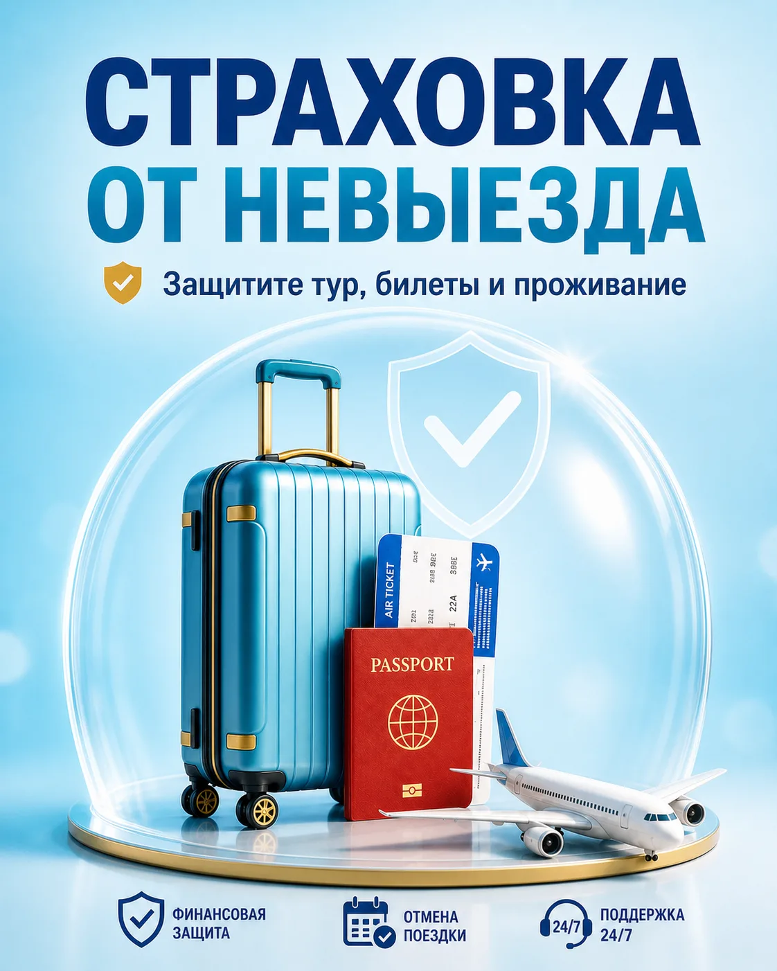 А вы знали, что существует страховка от невыезда?