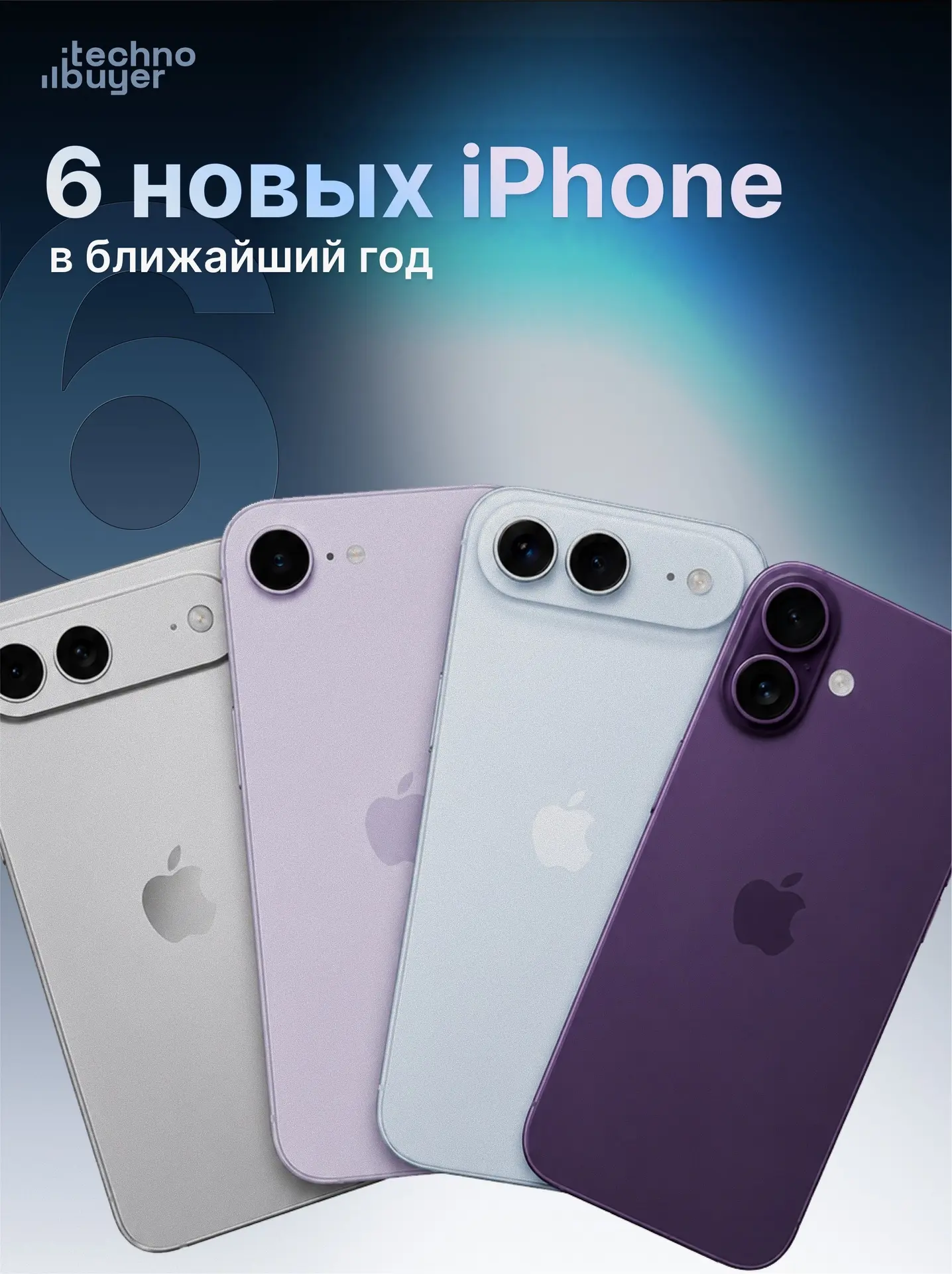 📱 6 новых iPhone уже готовятся к выпуску