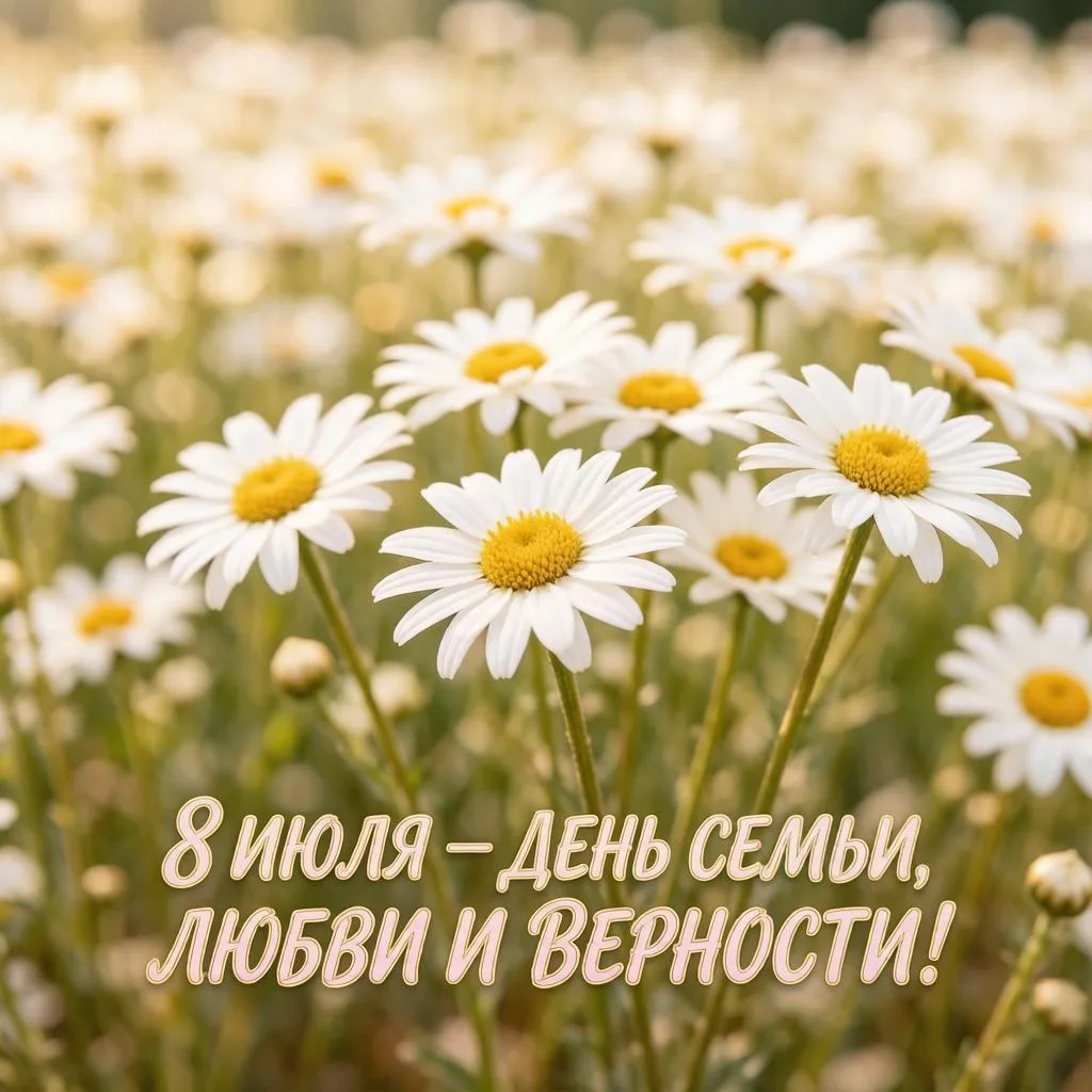 🌼 8 июля — День семьи, любви и верности.