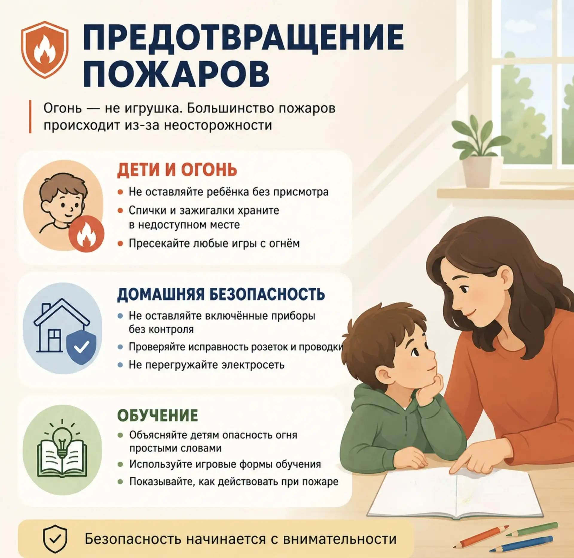 Пожарная безопасность — важная составляющая повседневной жизни, требующая постоянного в...