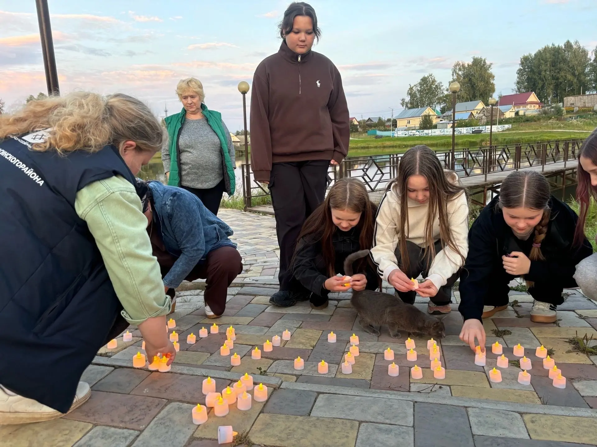 В Калтасах прошла акция в знак солидарности в борьбе с терроризмом