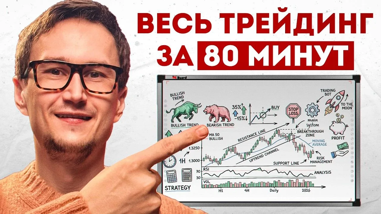 🚀 Весь трейдинг на НОВОМ РЫНКЕ за 80 минут 📚

Полный разбор трейдинга для новичков и тех, кто хоче