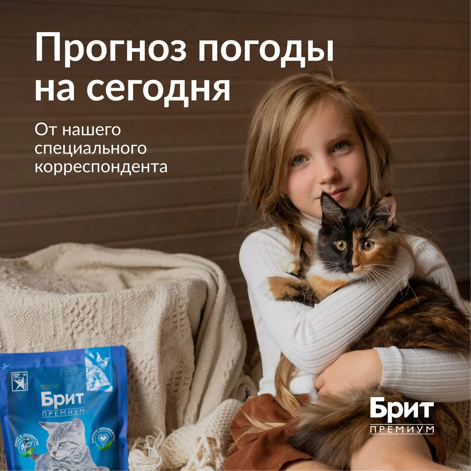 ⛅️ Прогноз погоды от питомца!