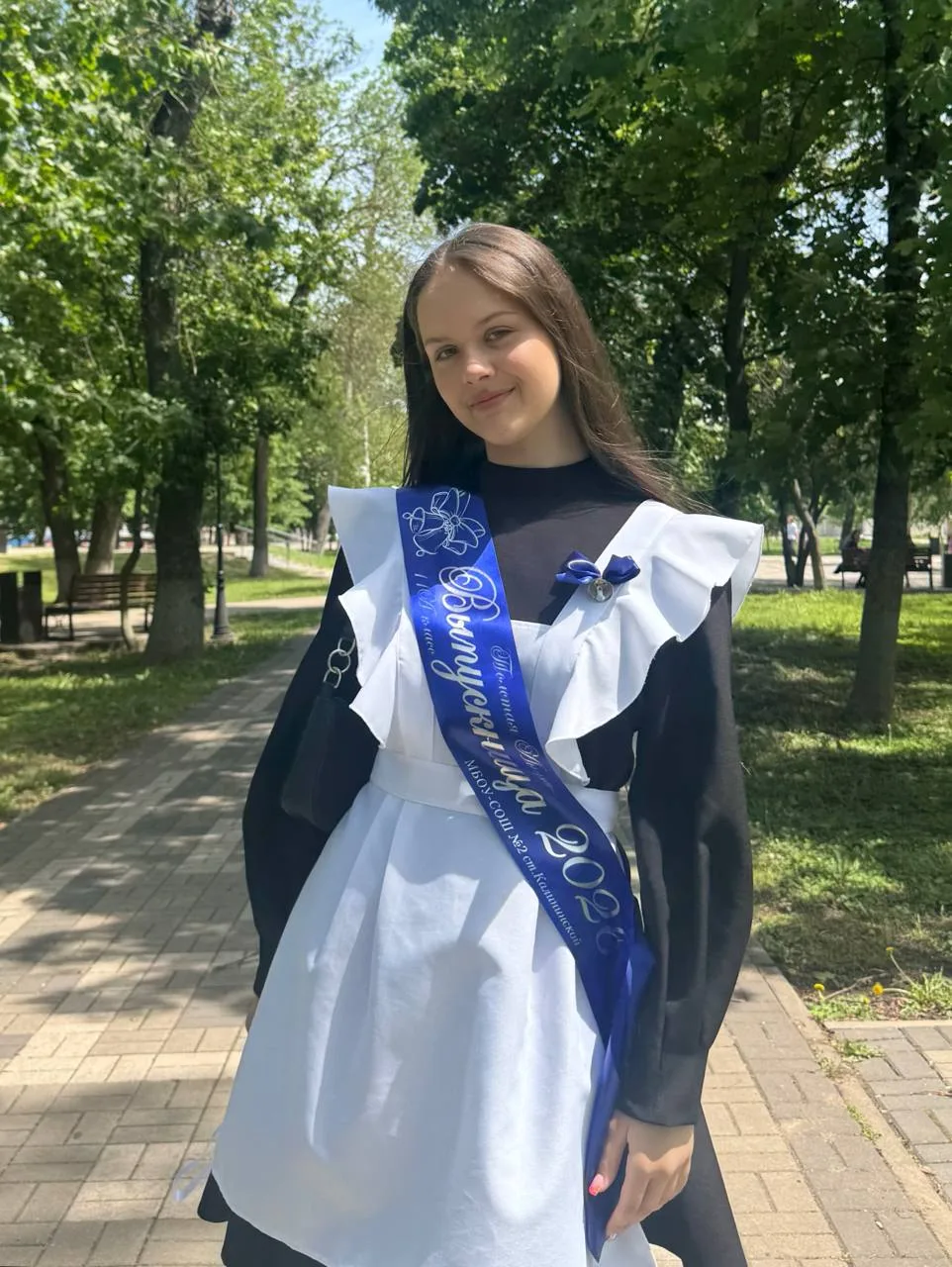 🔔Выпускница 11 «А» класса МБОУ СОШ №2 ст. Калининской Анфиса Толстая. Отличница, показ...