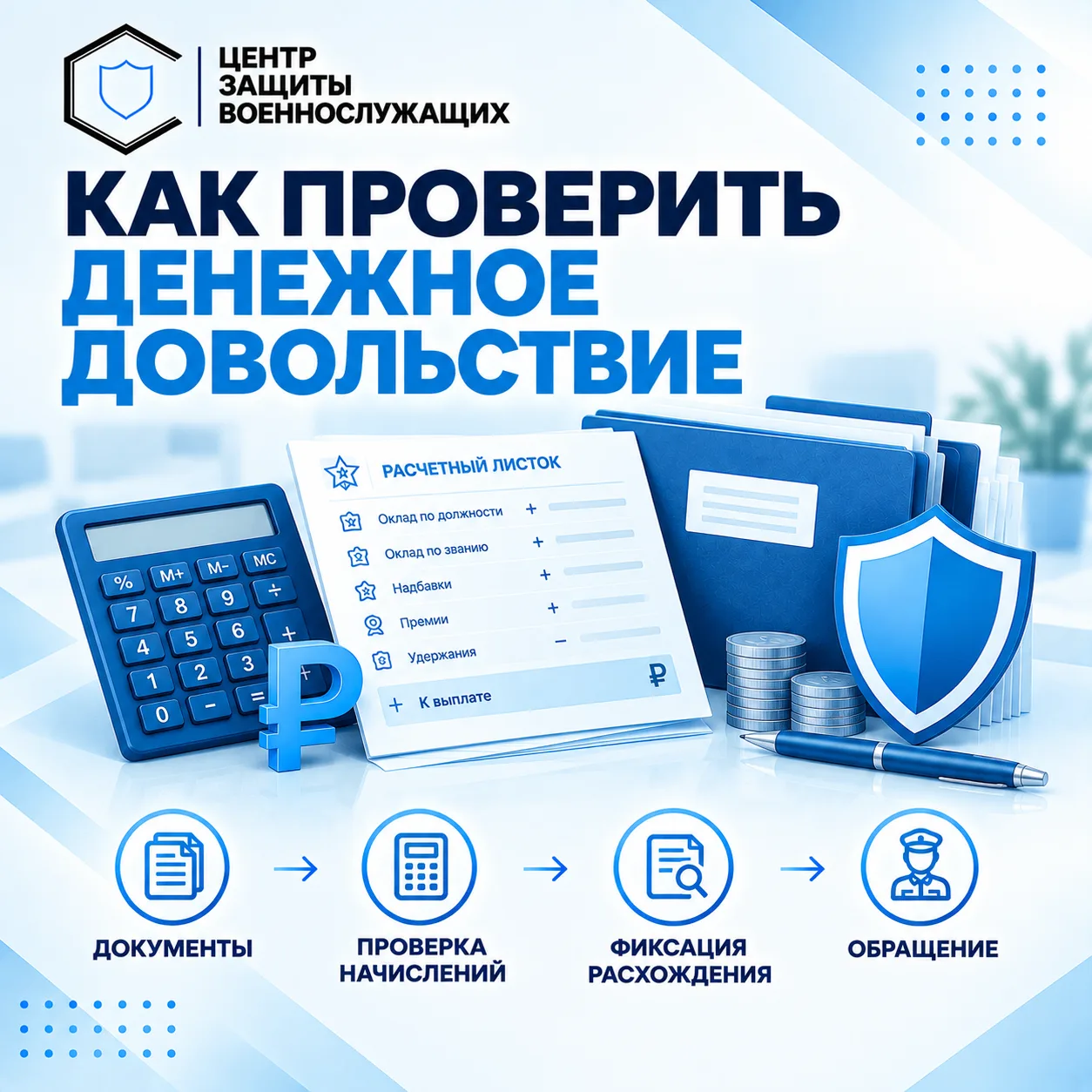 📌 КАК ПРОВЕРИТЬ РАСЧЕТ ДЕНЕЖНОГО ДОВОЛЬСТВИЯ