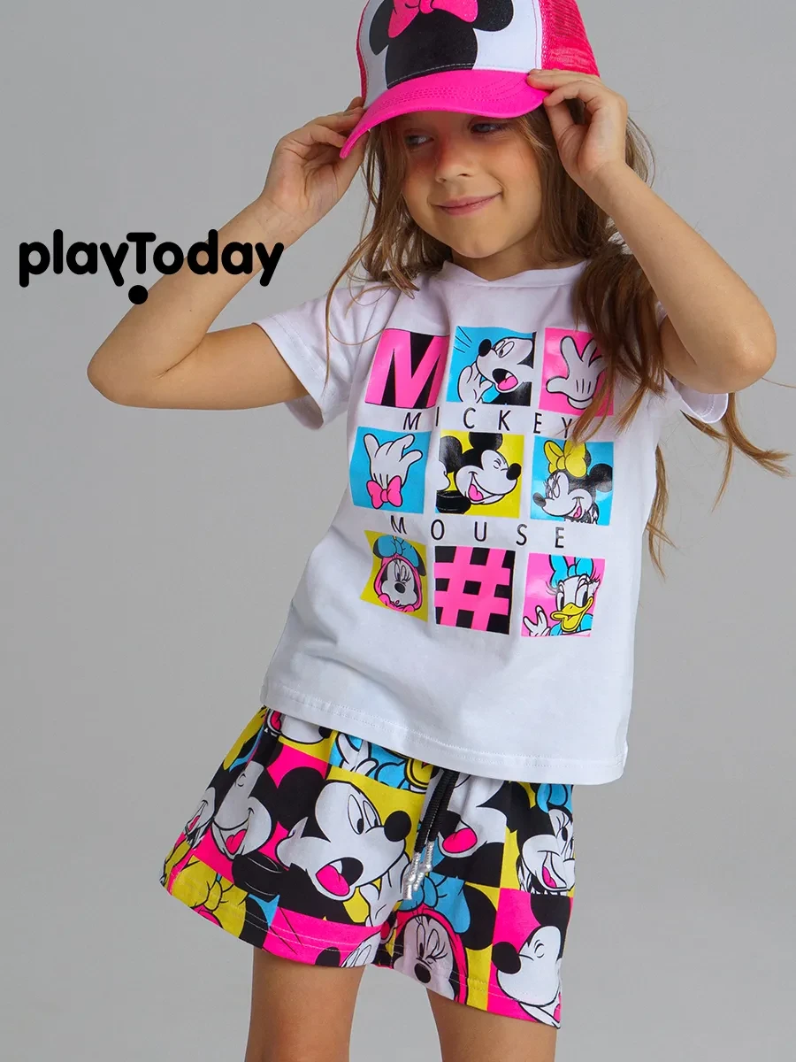⚡️ Шорты на резинке летние детские в садик, PlayToday