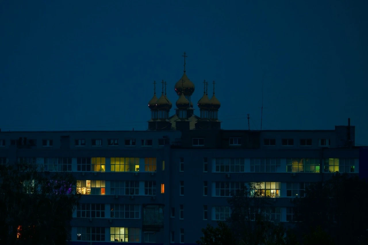 Огни ночного Белгорода