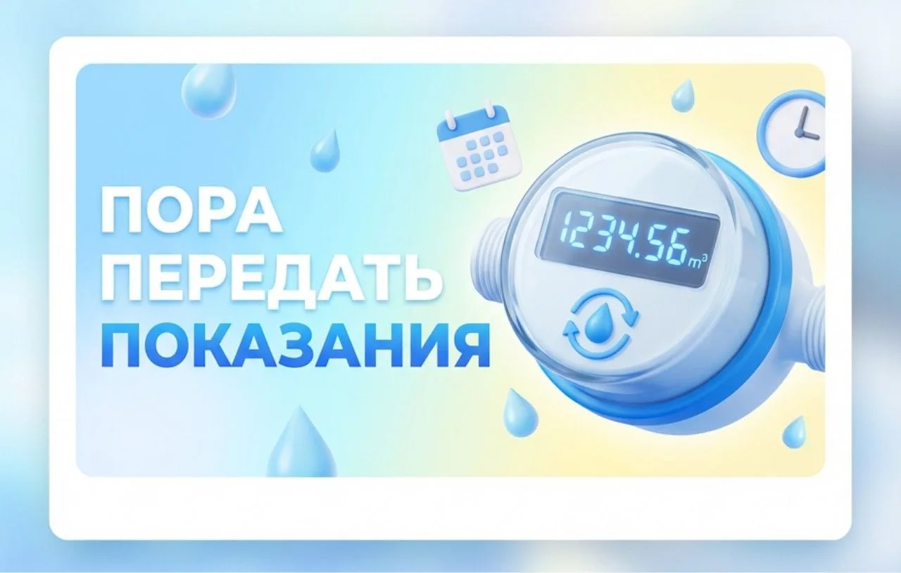 Пора передать показания приборов учёта ⏳