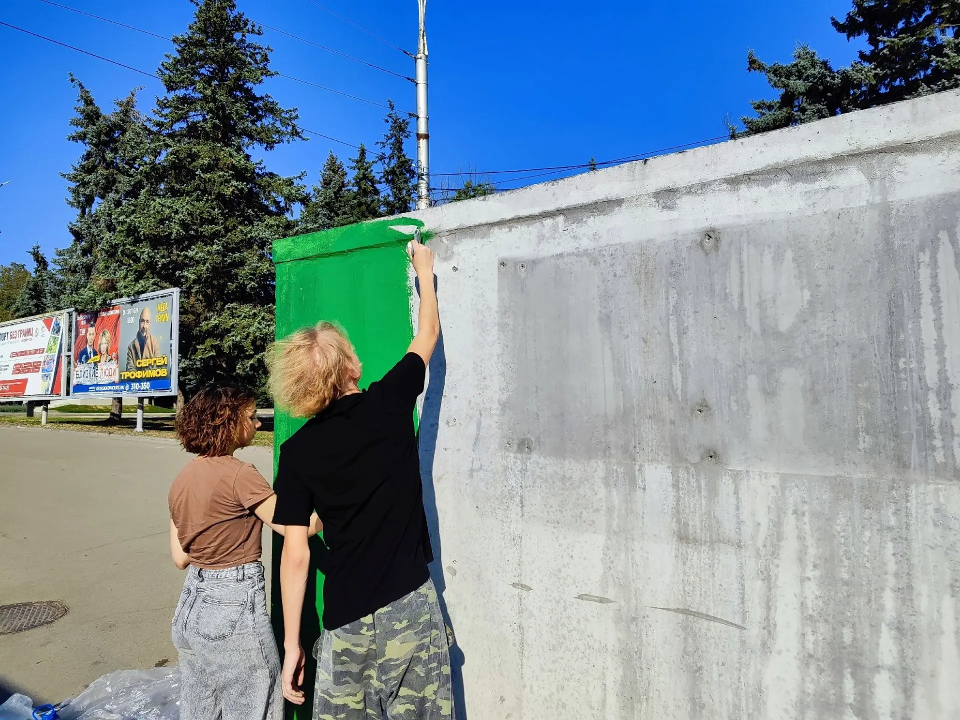 👍 В Курске преображают ещë одно укрытие