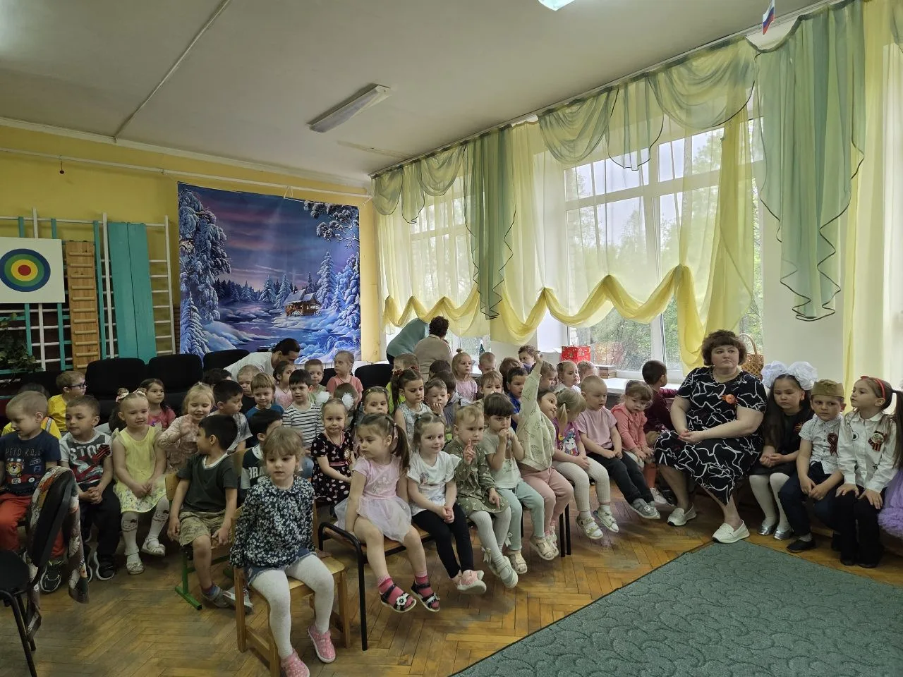 🇷🇺 День Победы в дошкольном отделении МОУ «Софьинская СОШ» (пос. РАОС)  В преддверии великого праздн