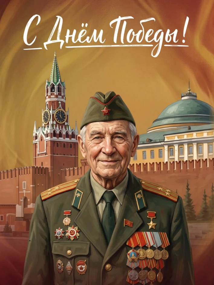 С ВЕЛИКИМ ДНЕМ ПОБЕДЫ!🎉🎉🎉
Подвиг- бессмертен!
Память  -  священна!

ПУСТЬ ЭТОТ ДЕНЬ НАПОМНИТ НАМ
