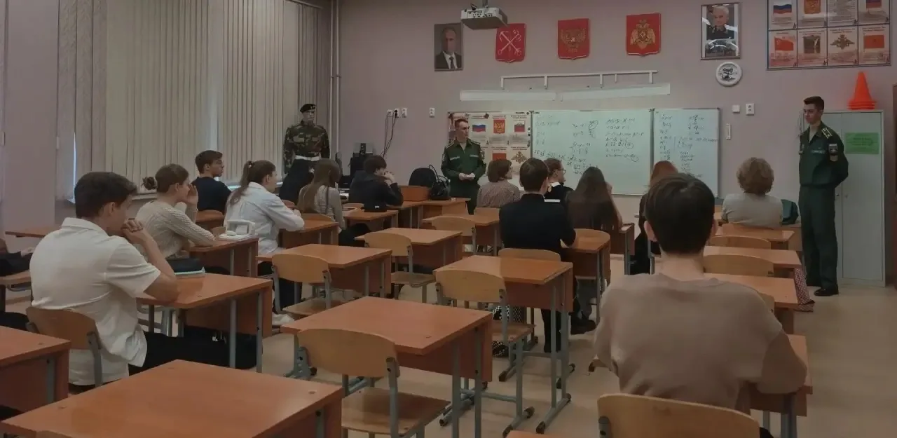 Профориентационные встречи представителями Военно-космической академии.