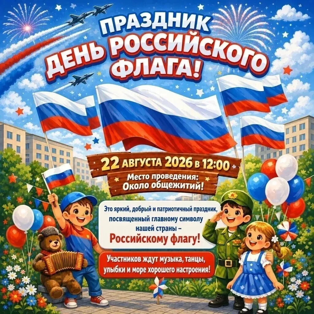 Празднуем День российского флага в Горячих Ключах! 🇷🇺