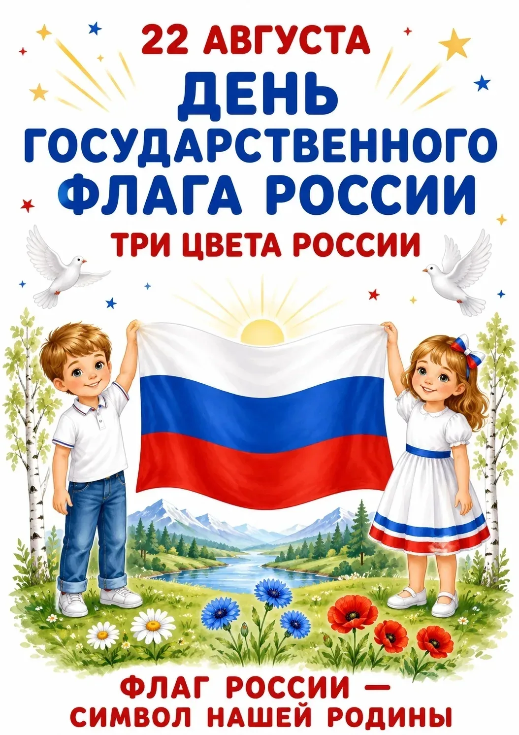 Консультация для родителей «Что рассказать детям о флаге России»