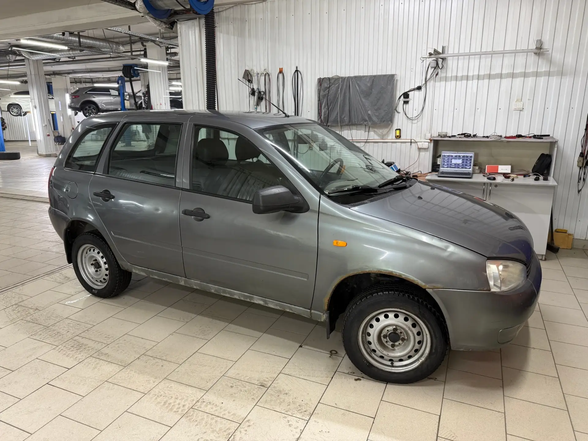 Лада Калина 2011 года. 1.6L 8V. Наша задача – накатить динамичную прошивку с нормами Ев...