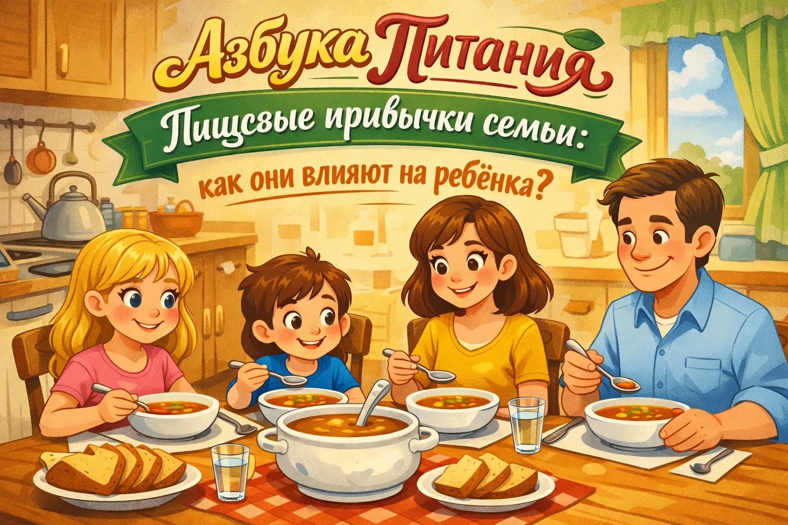 🥗 Пищевые привычки семьи: как они влияют на ребёнка?

Здоровое питание — это не только про то, что 