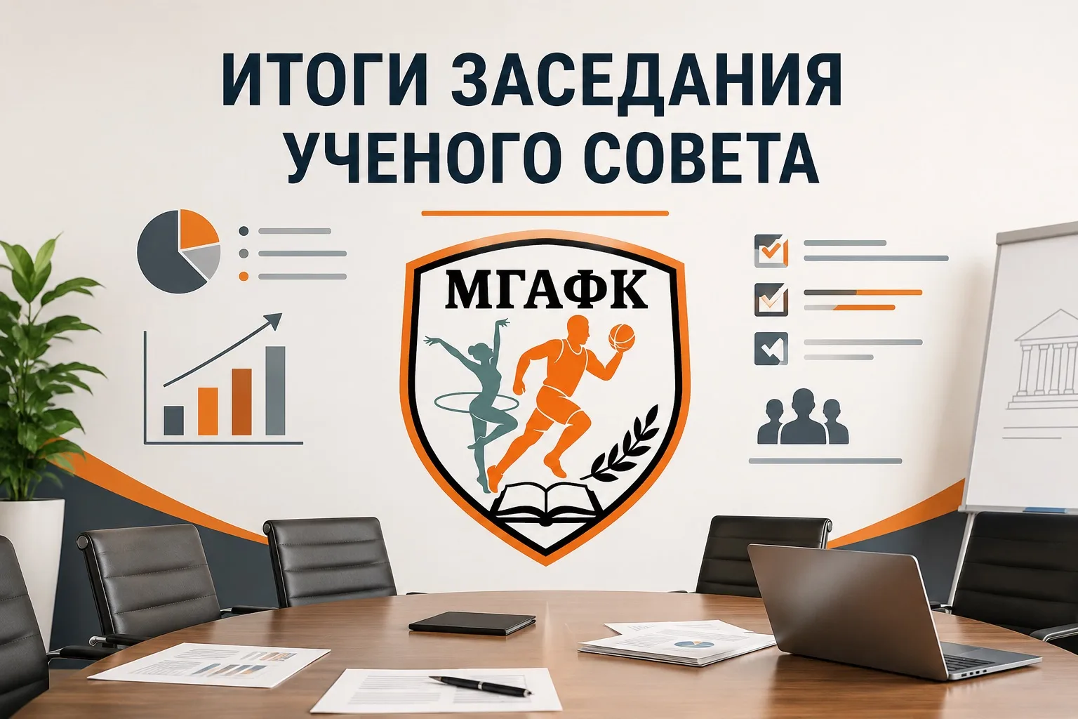 В МГАФК прошло заседание Учёного совета 📚