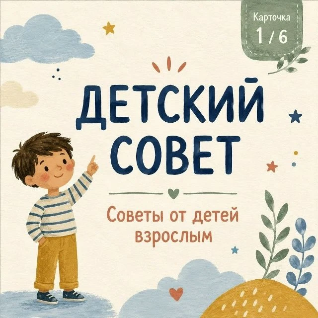 РУБРИКА «ДЕТСКИЙ СОВЕТ: мудрость в простоте»