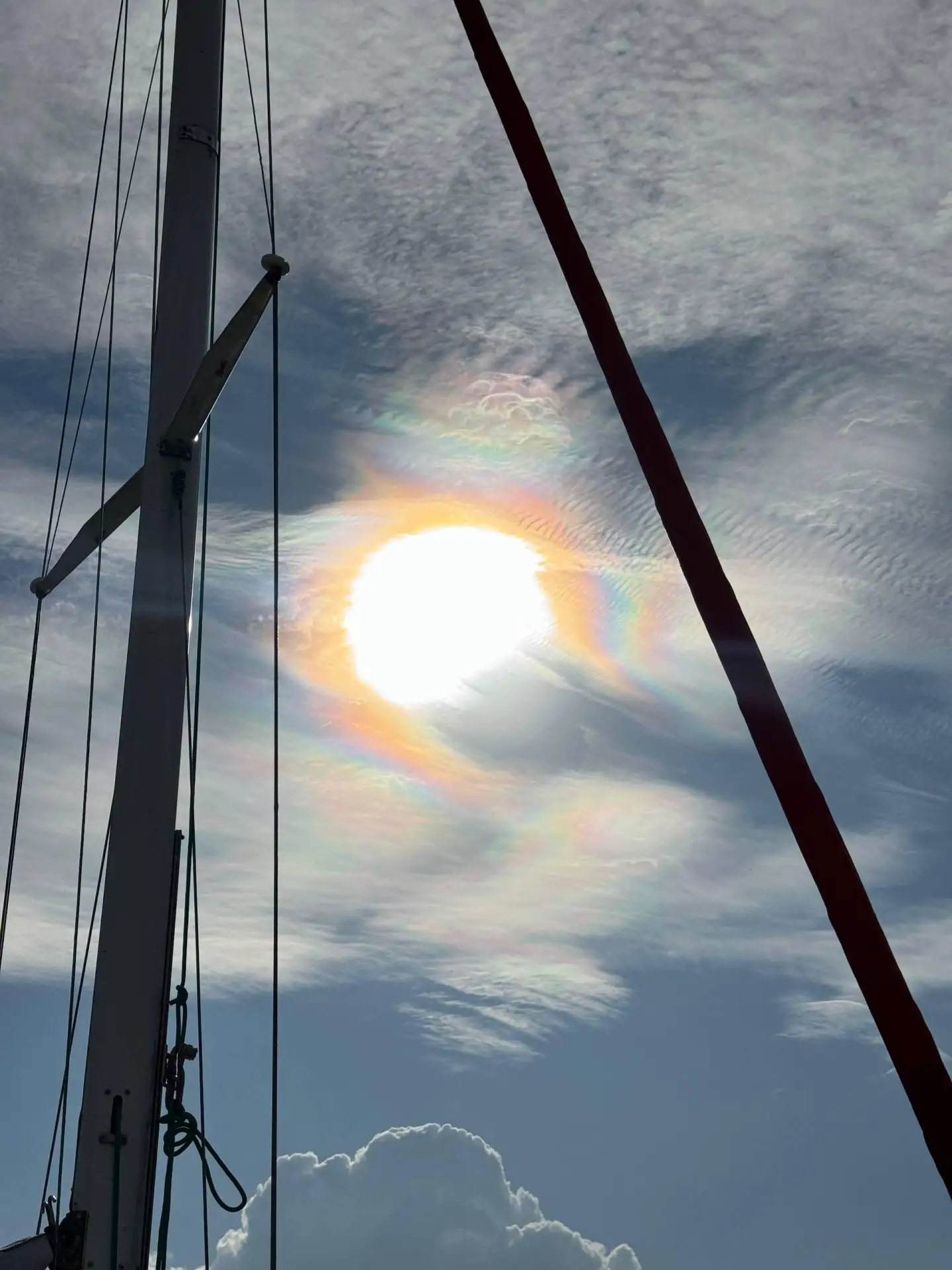 Солнечное гало появилось сегодня в небе над Анапой ☀️