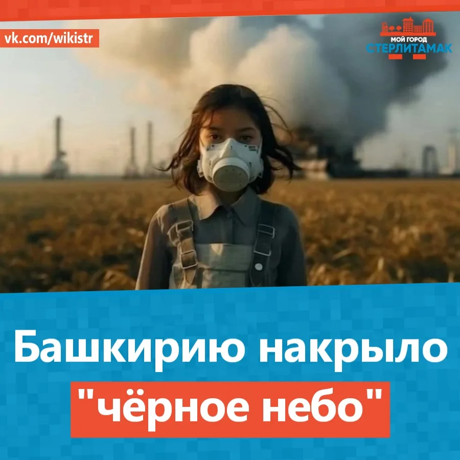 Башкирию накрыло "чёрное небо"
