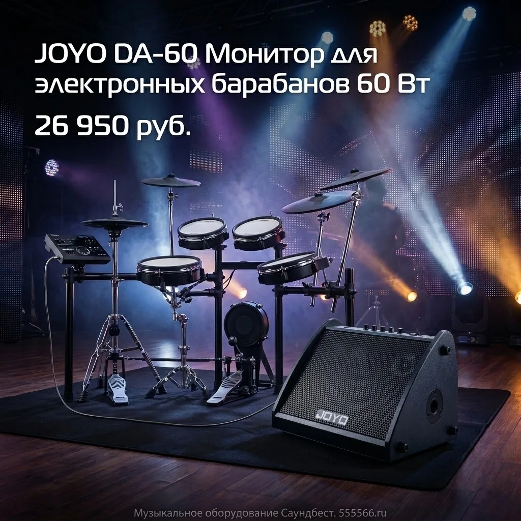 JOYO DA-60 — это специализированный монитор, разработанный для качественного воспроизве...
