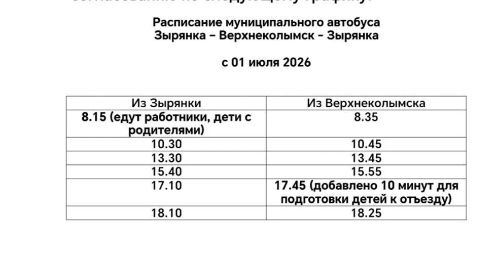 Администрация МБОУ «Зырянская СОШ» информирует о закрытии с 01 июля 2026 года детского сада «Ромашка