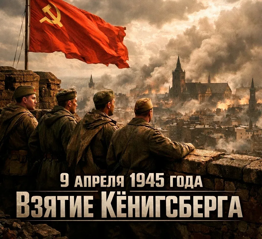 📜🇷🇺9 апреля — День героического штурма и взятия Кёнигсберга (1945 год). Взятие Кёнигсберга стало одн