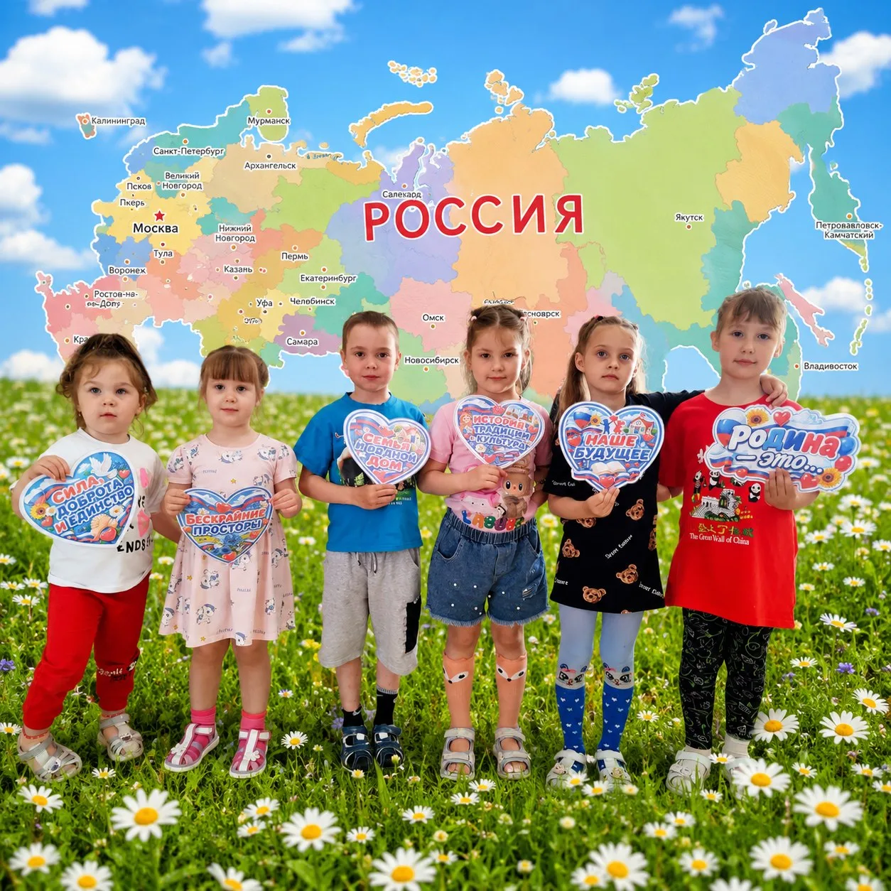 🇷🇺РОССИИ - РОДИНА МОЯ! 

 В наших группах (1 и 2 младшие) прошло занятие, посвященное Дню России. 