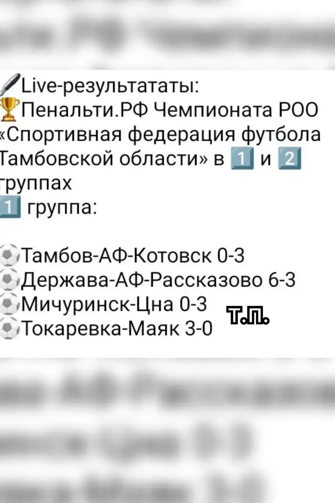 #ТокаревскийМО #ТокаревскийКДЦ /Итоги игрового дня!⚽️⚽️🏆