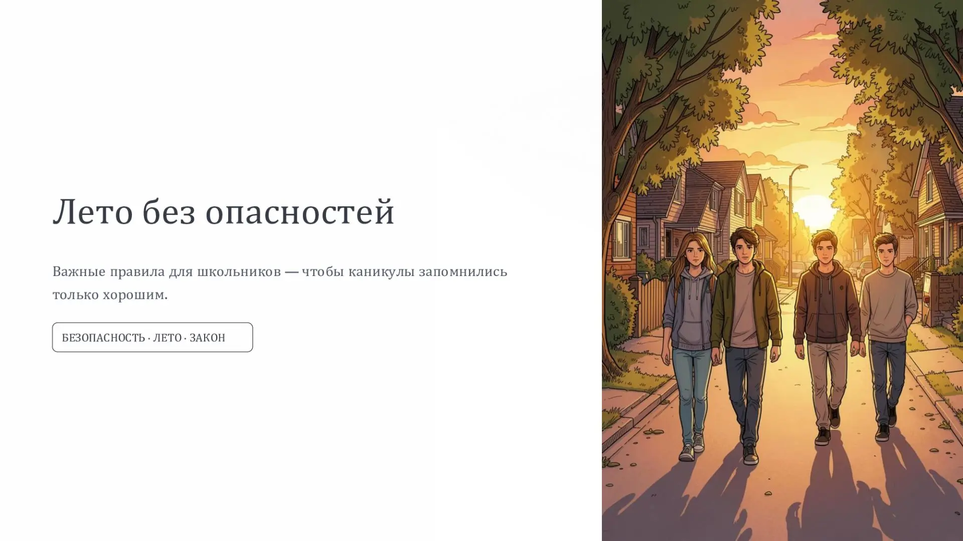 ☀️ Безопасное лето — главный урок в конце учебного года  В рамках единого дня профилактики в гимнази