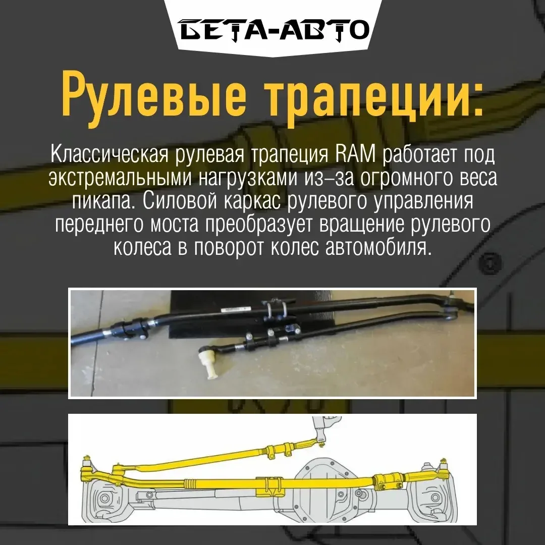 Всегда в наличии оригинальные рулевые трапеции, широко известные в узких кругах обладат...