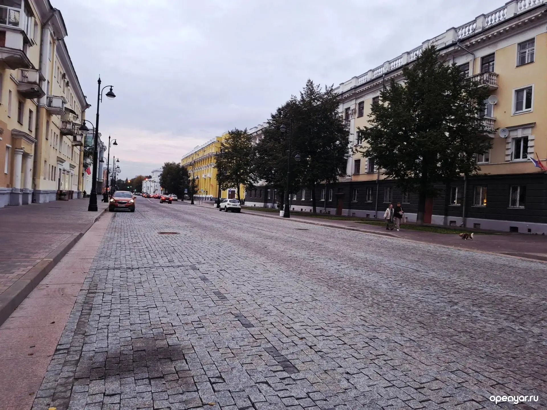 Брусчатая мостовая в Ярославле ☺