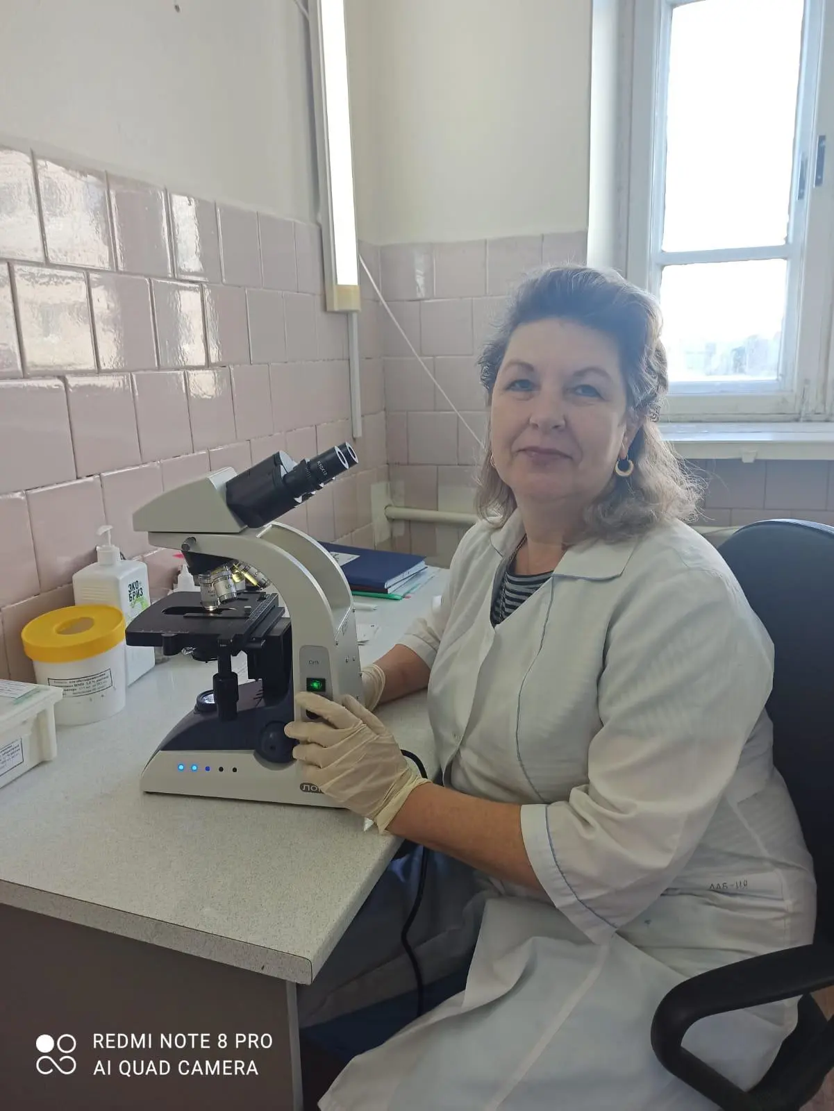 Сегодня поздравляем с юбилеем  нашего замечательного фельдшера-лаборанта Тропину Наталь...