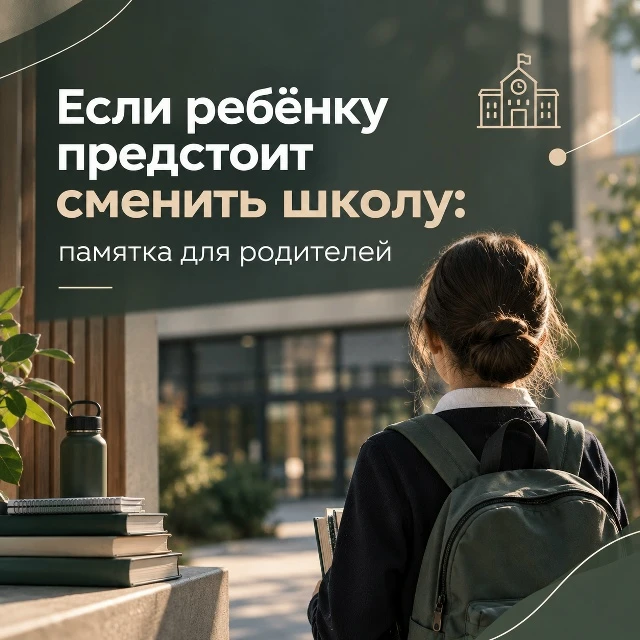Иногда в течение учебного года у семьи возникает необходимость сменить школу. Причины м...