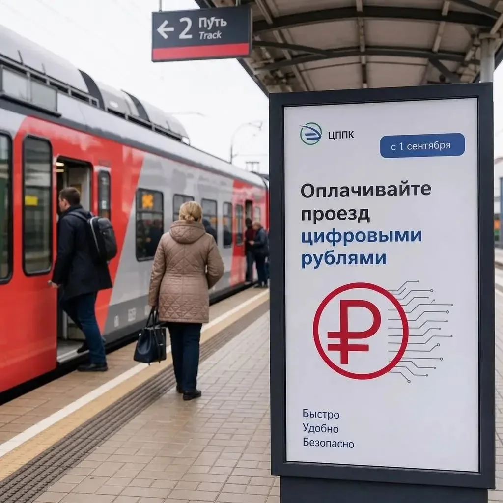Теперь пассажиры электричек ЦППК смогут оплачивать поездки цифровым рублём. Такую возмо...
